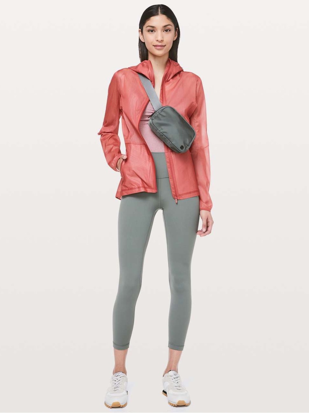 Lululemon On The Horizon Jacket in Brick Rose